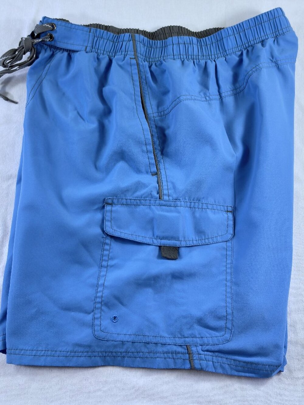Stillwater Supply Co Men's Lined Swim Trunks w/pockets | Size XL | Blue | EUC
